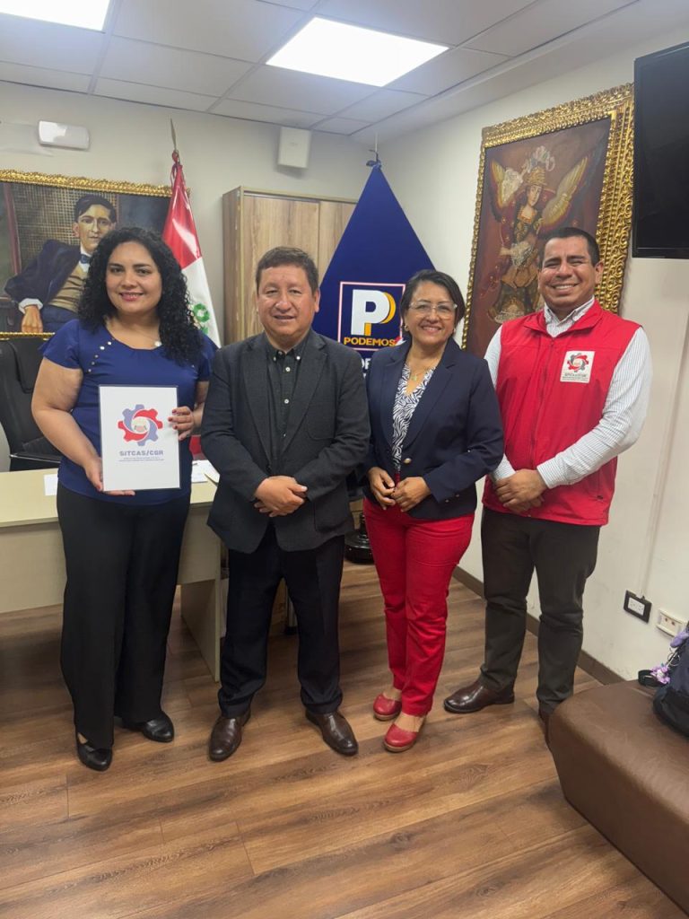 Reunión con el congresista Guido Bellido Ugarte